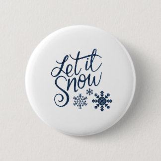 sneeuw ronde button 5,7 cm