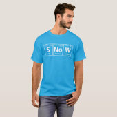 Sneeuw (S-No-W) Periodieke Spelling van Elementen T-shirt (Voorkant volledig)