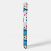 Sneeuw Schattig Baby Blauwe Winter Sneeuwman Case- Case-Mate iPhone Case (Achterkant / Rechts)