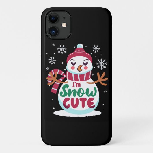 Sneeuw Schattig! Omarm de Winter Charme van Kerstm Case-Mate iPhone Case (Achterkant)
