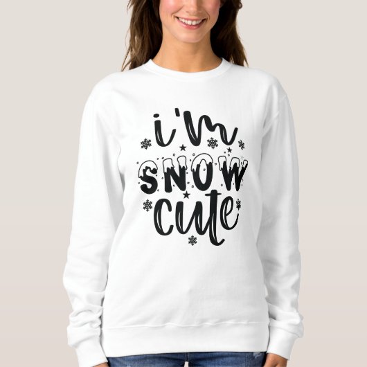 sneeuw schattig trui (Voorkant)