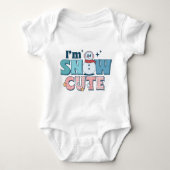 Sneeuw Schattigee Baby Romper (Voorkant)