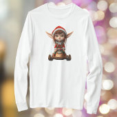 Sneeuw Scooter Kerst Elf Vrouwen T-shirt
