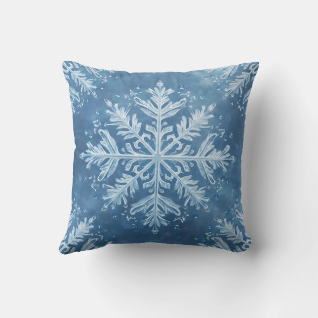 Sneeuw Sierkussen, Winter Sierkussen (Achterkant)