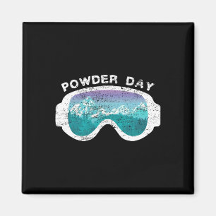 Sneeuw Ski Powder Day Snowboarden Mountain Sport Magneet