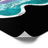 Sneeuw Ski Powder Day Snowboarden Mountain Sport Poster (Hoek)