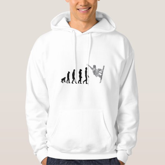 Sneeuw Ski Snowboard Evolution Hoody Glitter (Voorkant)