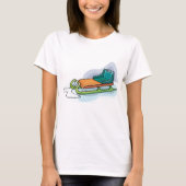 Sneeuw Sled T-shirt (Voorkant)