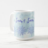 Sneeuw! Sneeuw! Sneeuw! Koffiemok (Voorkant links)