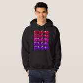 SNEEUW, SNEEUW, SNEEUW, SNEEUW HOODIE (Voorkant volledig)