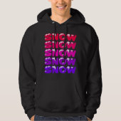 SNEEUW, SNEEUW, SNEEUW, SNEEUW HOODIE (Voorkant)