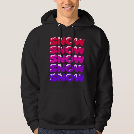 SNEEUW, SNEEUW, SNEEUW, SNEEUW HOODIE (Voorkant)