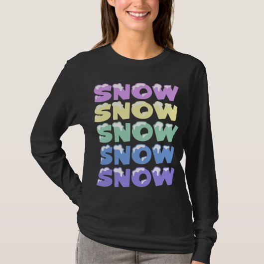 SNEEUW, SNEEUW, SNEEUW, SNEEUW T-SHIRT (Voorkant)