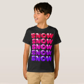 SNEEUW, SNEEUW, SNEEUW, SNEEUW T-SHIRT (Voorkant volledig)