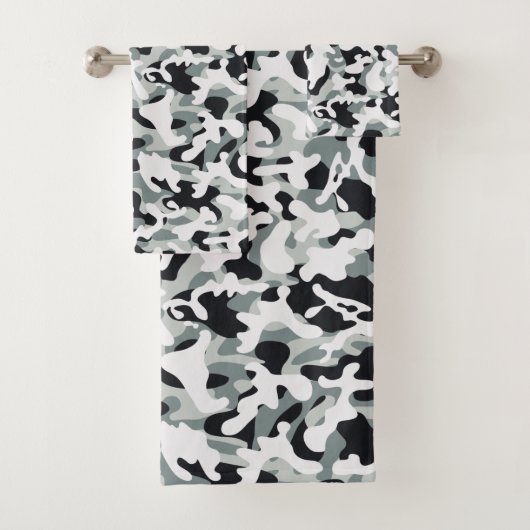 Sneeuw Stof Camouflage Bad Handdoek (Insitu)