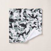 Sneeuw Stof Camouflage Bad Handdoek (Wasdoekje)