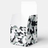 Sneeuw Stof Camouflage  Bedankdoosjes (Geopend)