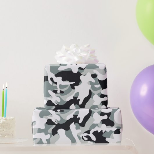 Sneeuw Stof Camouflage Cadeaupapier (Feestgeschenken)