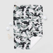 Sneeuw Stof Camouflage Golfhanddoek (Insitu)