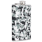 Sneeuw Stof Camouflage  Heupfles (Rechts)