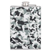Sneeuw Stof Camouflage  Heupfles (Achterkant)