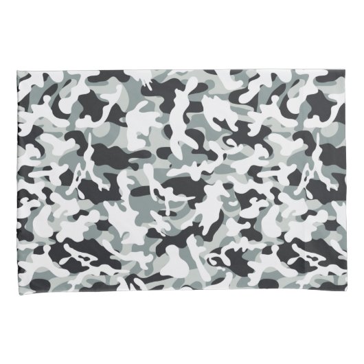 Sneeuw Stof Camouflage Kussensloop (Voorkant-Rechts)