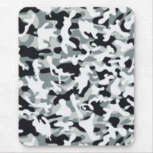 Sneeuw Stof Camouflage Muismat