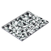Sneeuw Stof Camouflage Notitieboek (Linkerzijde)