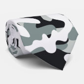 Sneeuw Stof Camouflage  Stropdas (Opgerold)