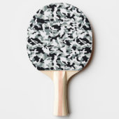 Sneeuw Stof Camouflage Tafeltennisbatje (Achterkant)