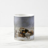 Sneeuw Storm in de winter Koffiemok (Center)