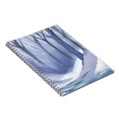 Sneeuw Storm in het bos Notitieboek (Rechterzijde)