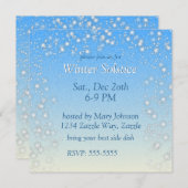 Sneeuw Storm Winterzonnewende Kaart (Voorkant / Achterkant)