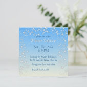 Sneeuw Storm Winterzonnewende Kaart (Staand voorkant)