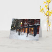 Sneeuw Straat Newbury Kaart (Gele Bloem)