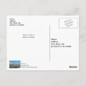 Sneeuw stuift bij Table Rock Lake Dankjewel briefk Briefkaart (Achterkant)