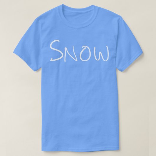 sneeuw t-shirt (Design voorkant)