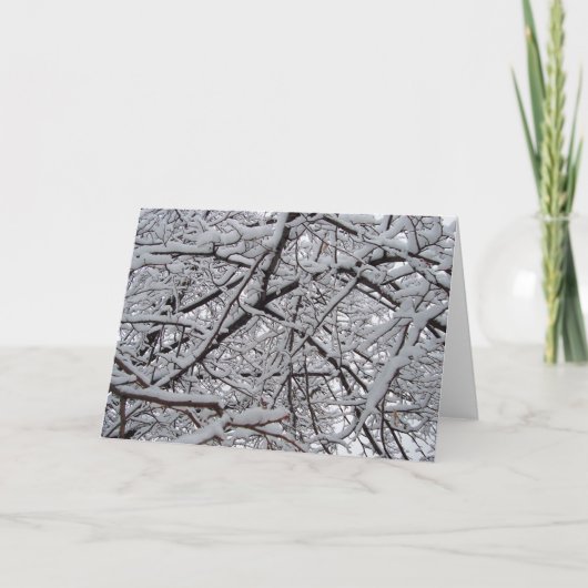 Sneeuw Takken Kaart (Voorkant)