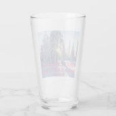 SNEEUW,TREES,DE ZON, KLAAR VOOR CHRISTMAS GLAS (Achterkant)