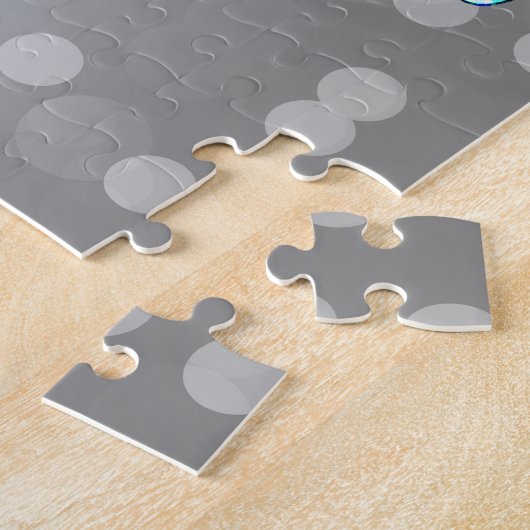 Sneeuw Uil Dreamcatcher Groen en Blauwgroen Blauw Legpuzzel (Zijkant)