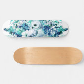 Sneeuw Uil Dreamcatcher Groen en Blauwgroen Blauw  Persoonlijk Skateboard (Horizontaal)