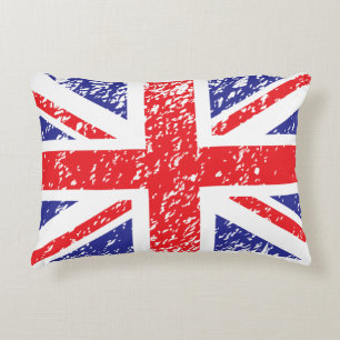 Sneeuw Union Jack Kussen Winter Decor