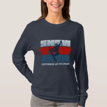 Sneeuw, Utah, sneeuw, geluk op zijn hoogtepunt voo