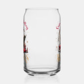 Sneeuw valt, boeken roepen blikvorm glas (Links)