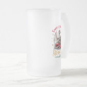 Sneeuw valt, boeken roepen matglas bierpul (Voorkant rechts)