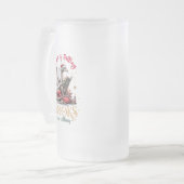 Sneeuw valt, boeken roepen matglas bierpul (Voorkant links)