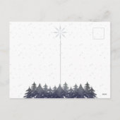 Sneeuw van de Nederlandse Kerstman Feestdagenkaart (Achterkant)