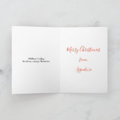 Sneeuw van Noel van Kerstmis van de Kinderen van Feestdagen Kaart (Binnen)