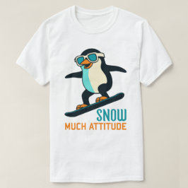 Sneeuw veel houding t-shirt