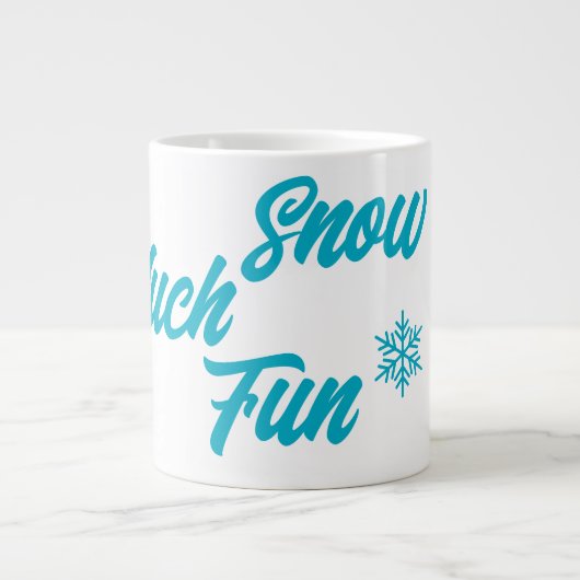 ❄️ Sneeuw Veel Leuk Kerstfeest Mok – Feestelijke S (Voorkant)